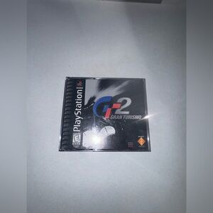 Gran Turismo 2 (Playstation PS1) Complete CIB Black Label Tested Clean Fast Ship